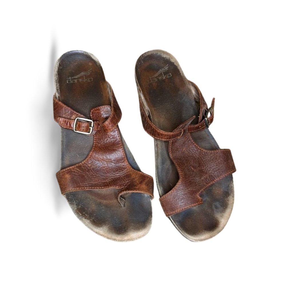 Bundle Dansko Leather Sandals Set of 2